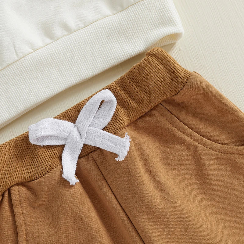 Kids Christmas Reindeer Print Sweater with Matching Leggings Set for Toddler Boys and Girls in Red and Green