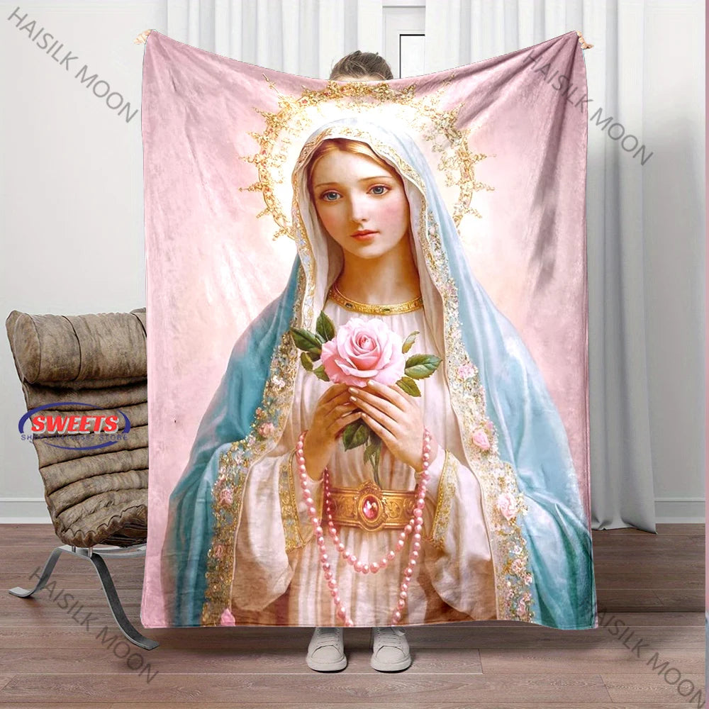 Christian Gift for Women & Men Inspirational Religious Birthday Catholic Spiritual Gift Faith Based Gift Christian Theme Blanket