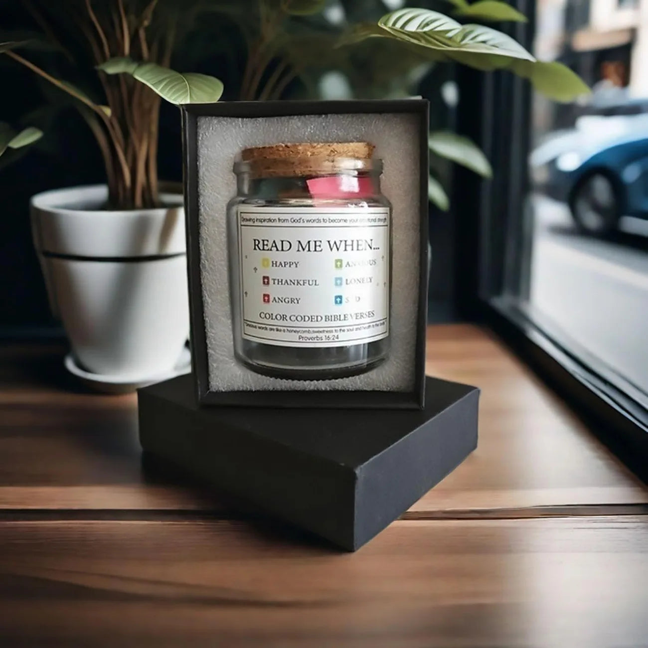 Bible Verse Jar Scripture Prayer Bottle Hope Bible Verse Jar Decoration Emotional Support Scripture Prayer Christian Gifts