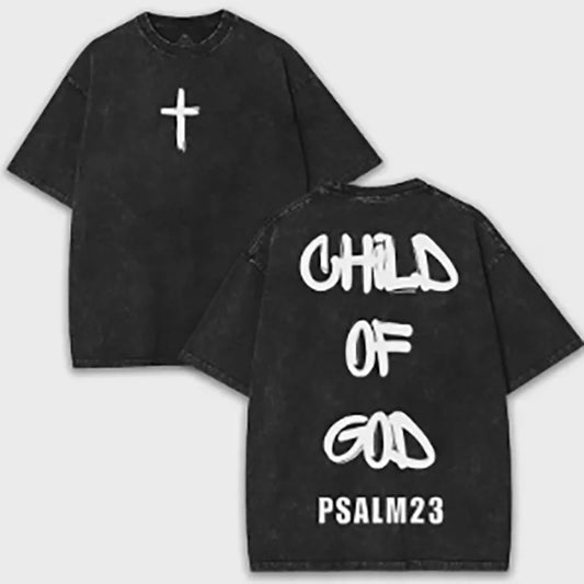 Child of God Oversized T-Shirt: 260GSM Christian Streetwear Tee