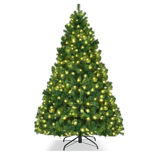 7eet Pre-lit Artificial Natural Christmas Tree with LED Lights