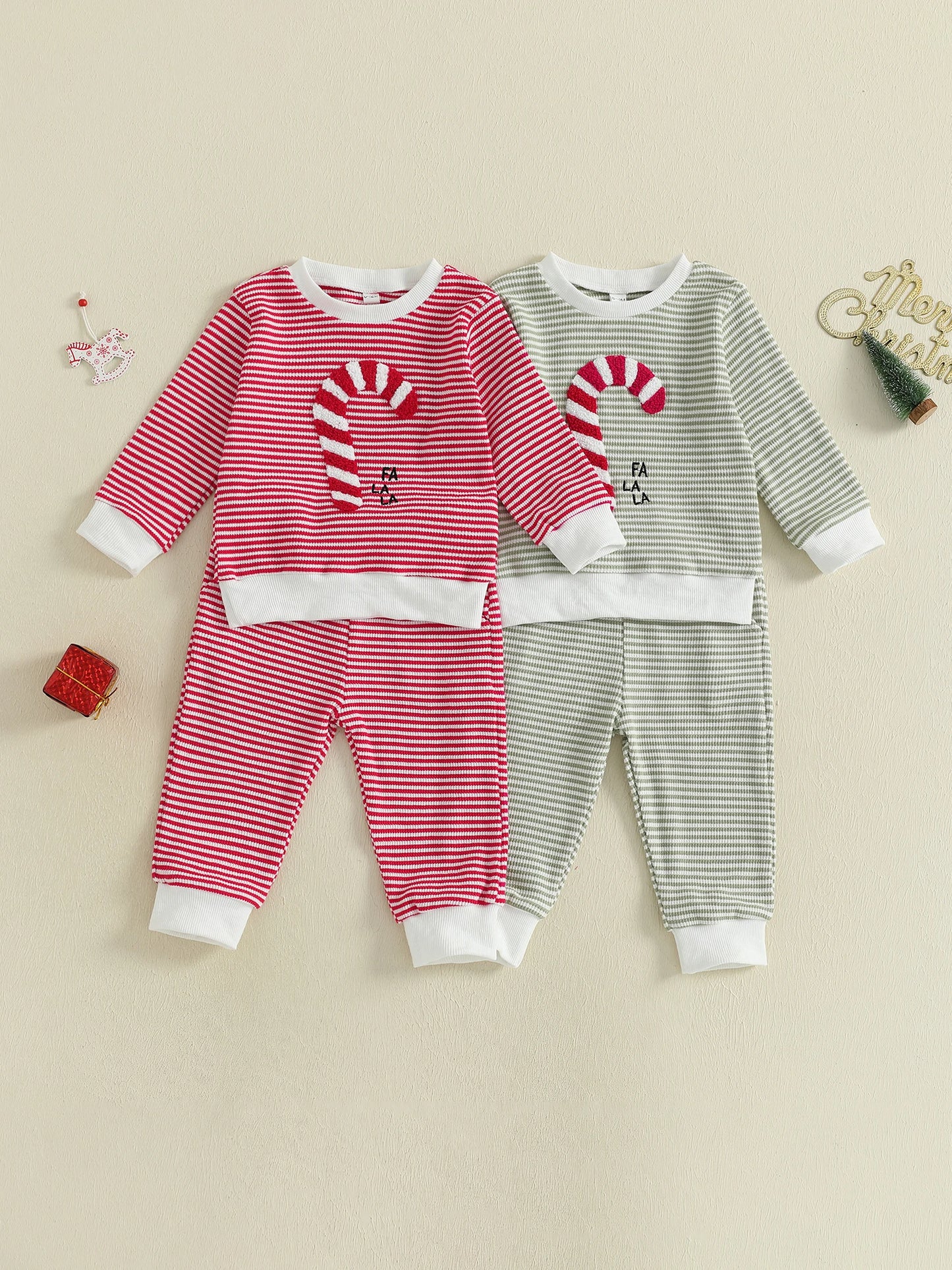Baby Girls Christmas Outfits Reindeer Print Ruffle Top and Leggings 2Pcs Clothes Set with Bow Headband for Toddler Kids