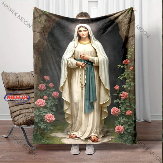 Christian Gift for Women & Men Inspirational Religious Birthday Catholic Spiritual Gift Faith Based Gift Christian Theme Blanket